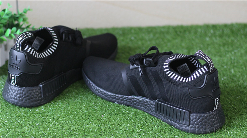 Adidas NMD R1 Primeknit Blackout Triple Black